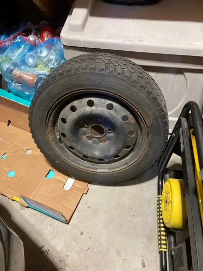 Set of 4 Antares grip 60 on winter rims. Will throw in another winter tire. Same size not on rim. 20...