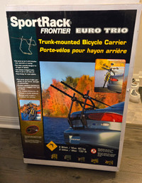 USED SportRack Eurotrio Bike Trunk Mount Carrier for sale