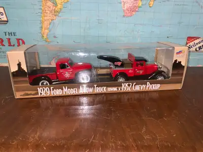 Liberty classics 1929 Ford model A towing a 1952 Chevy, View more
