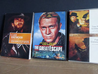 Clint Eastwood, Steve McQueen, Gene Hackman DVD collection