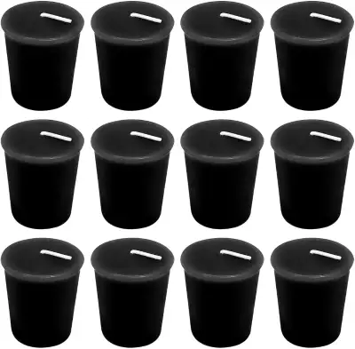 12 Packs 1.8oz Unscented Candles with 12 Hours Burn Time, View more