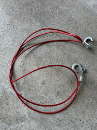 STEEL CABLE WTH CLIPS