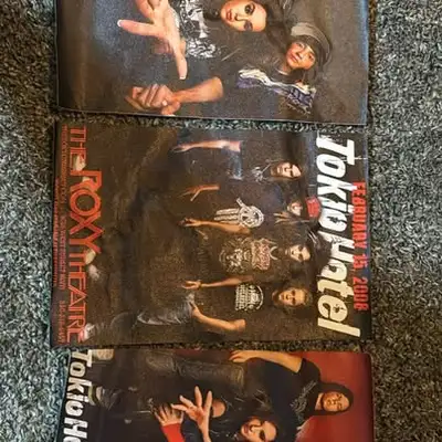 Vintage Tokio Hotel Posters - Set of 3 (2008 Roxy Theatre Promo), View more