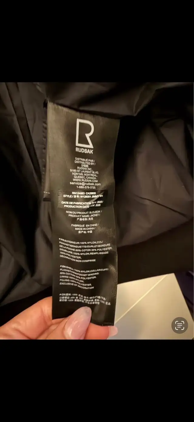 Rudsak bomber in Men's in City of Montréal - Image 4