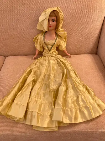 Vintage 1920s/1930s Boudoir Doll, View more