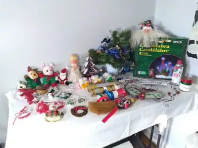 Lot of Modern and Vintage Christmas Items, View more