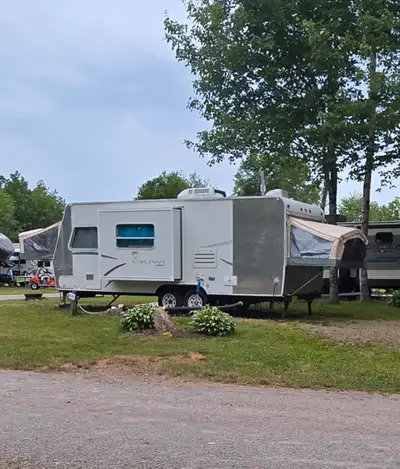 2001 Jayco Kiwi 23B "redone" reason for selling is we are upgrading the kids are older! Solid traile...