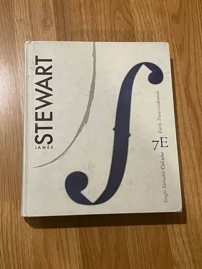 James Stewart Calculus 7E textbook good condition , View more