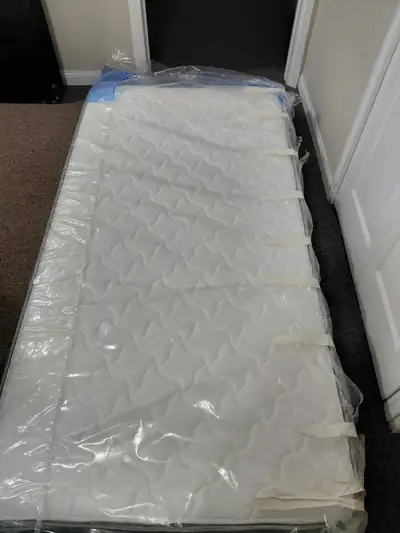 New Twin (Spring loaded) Mattress ($150 if buy by May 4th), View more