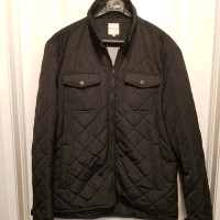Light fall jacket quilted style men's L
