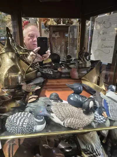 Vintage decoy ducks and ducks, View more