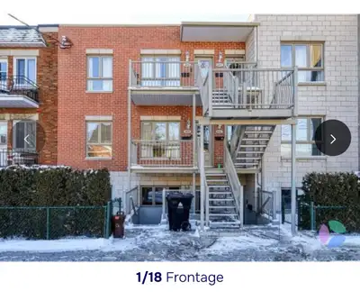 À louer – Grand 4½  à Montréal-Est  ( 2e mois GRATUIT)