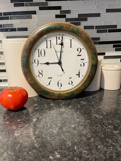 Westclox Quartz 10” Round Grapevine Wall Clock, View more