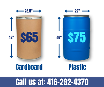 Jumbo Plastic Barrel for shipping, View more