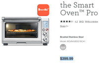 BNIB Breville Smart Oven Pro Countertop Convection Oven, Brushed