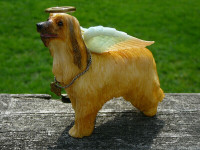 Dog angels - Christmas ornament or Bereavement momento