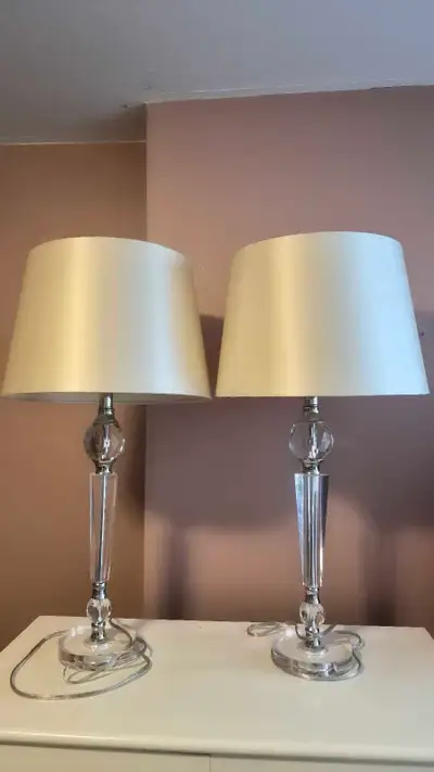 Lamps Bedroom Crystal set of two, View more