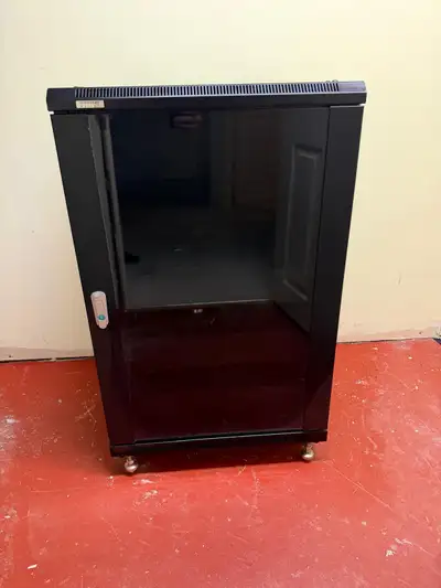OmniMount RE18 Enclosed AV/Server Rack Cabinet — $150 OBO, Must, View more