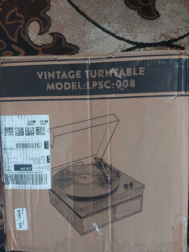 LP&No.1 Record Player (new in box) in Stereo Systems & Home Theatre in London - Image 4