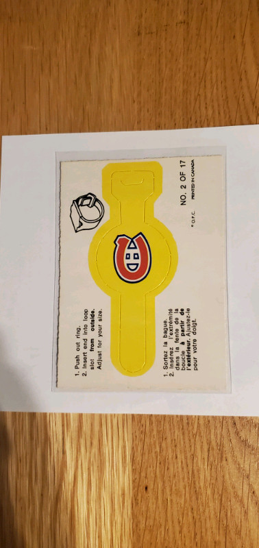 1973-74 OPC O-PEE-CHEE Hockey Push Out Team Rings (NM) in Arts & Collectibles in Oshawa / Durham Region