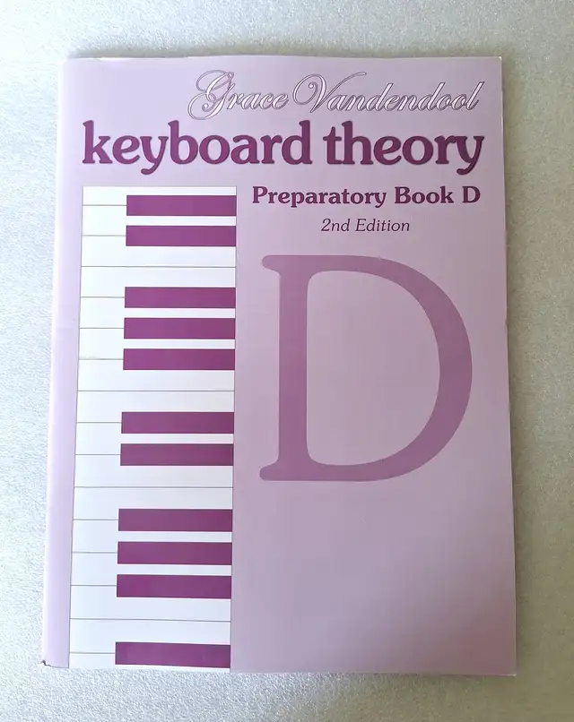 Grace Vandendool KEYBOARD THEORY Prep Book D - 2nd Edition in Pianos & Keyboards in City of Toronto - Image 2