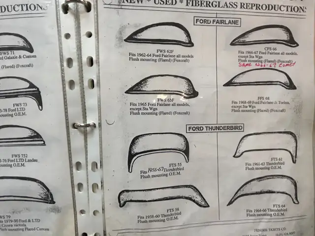 NOS job lot of Foxcraft Fender Skirts.  Garage clean out in Classic Cars in Mississauga / Peel Region - Image 10