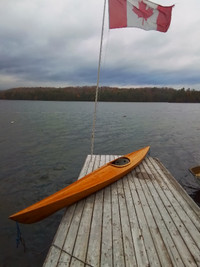 Cedar strip Kayak