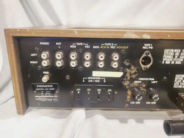 Vintage Pioneer Receiver Model SX-525 in Stereo Systems & Home Theatre in Mississauga / Peel Region - Image 9