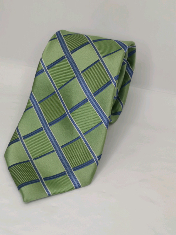 Michael Kors Neck Tie Light Green Blue 100% Silk in Men's in Moncton - Image 2