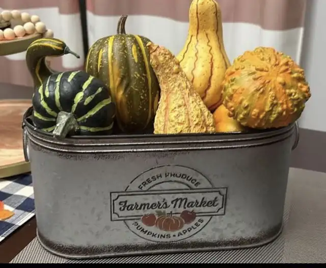 Fall Decor Tin