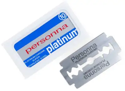 Israeli Personna Double Edge (DE) Safety Razor Blades - 10 Pack, View more