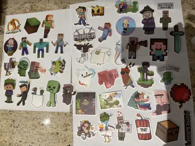 Brand new and not used. 46 stickers. 1”-3” size. Smoke free home.