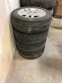 4 all season tires and rims 195 60 15
