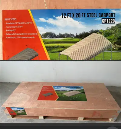 abri d'auto high clearance car shelter, View more