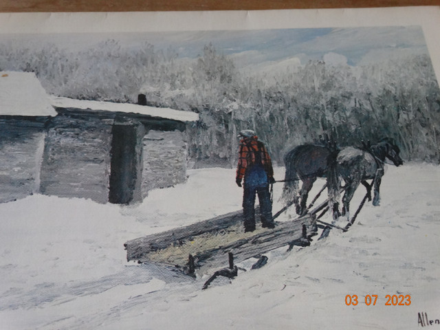 Postcards, Alan Sapp artist ,signature, Mt Lassen vintage folder in Arts & Collectibles in Kelowna - Image 4