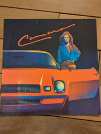 Chevrolet Camaro and Corvette Dealership Brochures, GM Canada
