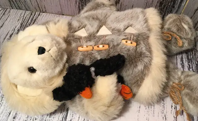 The Bearington Collection ZIGGY & LOU Bear with Penguin Plush in Toys & Games in City of Toronto - Image 4