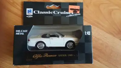 New Boxed Die Cast 1/43 Scale 1989 Alfa Romeo Spider.I do not ship