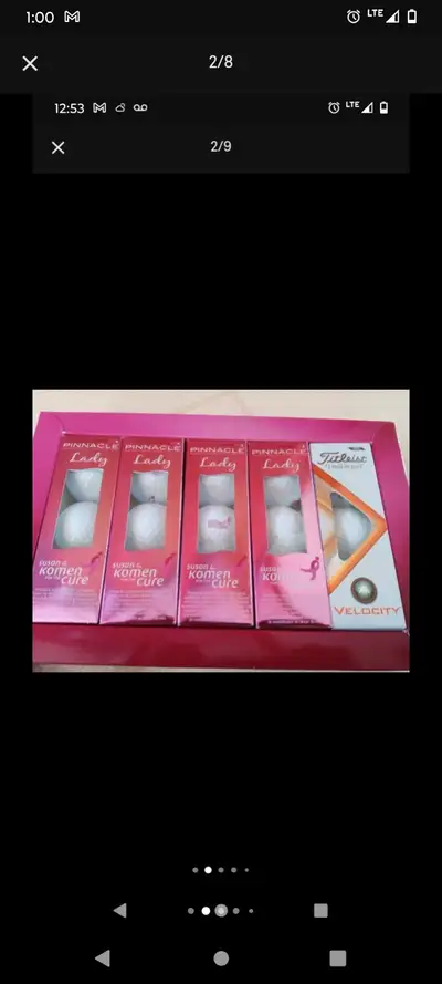 BRAND NEW CASE OF PINK LADY PINNACLE HIGH END GOLF BALLS , View more