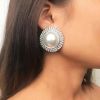 NEW Pearl Earrings  + geniune pearl set