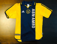 2000-2001 Ajax Centenary Away Soccer Jersey - Rare - Size Small