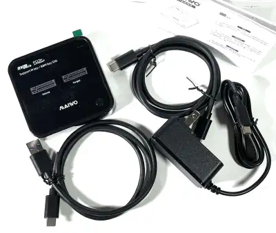 M.2 NVMe SSD Duplicator 2 Bay Clone Duplicator , View more
