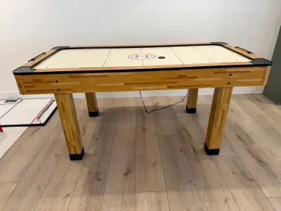 Used Cooper Top Action Air Hockey Table - Good Condition