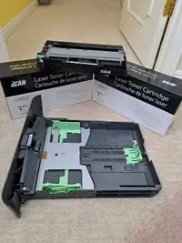 Toner, Drum and Paper Tray for Brother Laser printer
