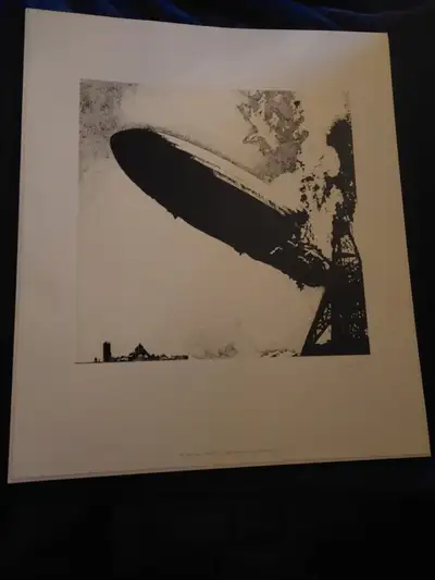 Led Zeppelin Lithographic Print - by George Hardie 1990, View more