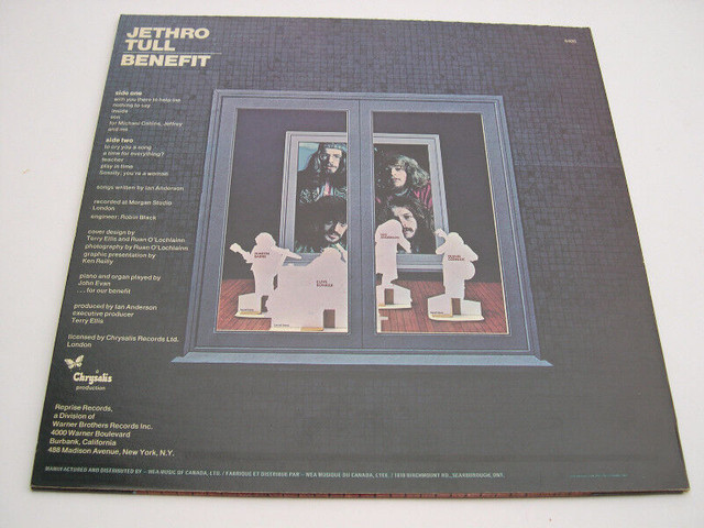 Jethro Tull - Benefit (1970) LP dans CD, DVD et Blu-ray  à Ville de Montréal - Image 4