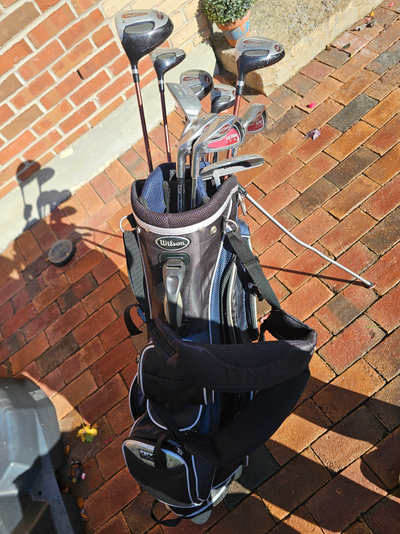 Wilson Golf Clubs and Bag, View more