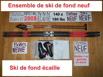 Ensembles ski de fond NEUF ÉCAILLE ENSEMBLES NEUF, View more