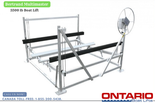 Bertrand Multimaster 5500 lb Lift: Safe & Secure Boat Storage! in Other in Barrie