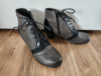 NOT WORN Marie Claire grey ankle boots (size 40 / approx. 9)
